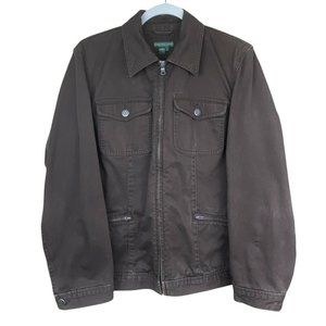 LRL Lauren Ralph Lauren Jeans Co Women's Brown Denim Jacket Plus Size 1X